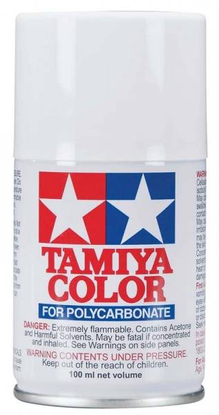 Tamiya 86001 PS-1 Polycarbonate Spray White 3 oz