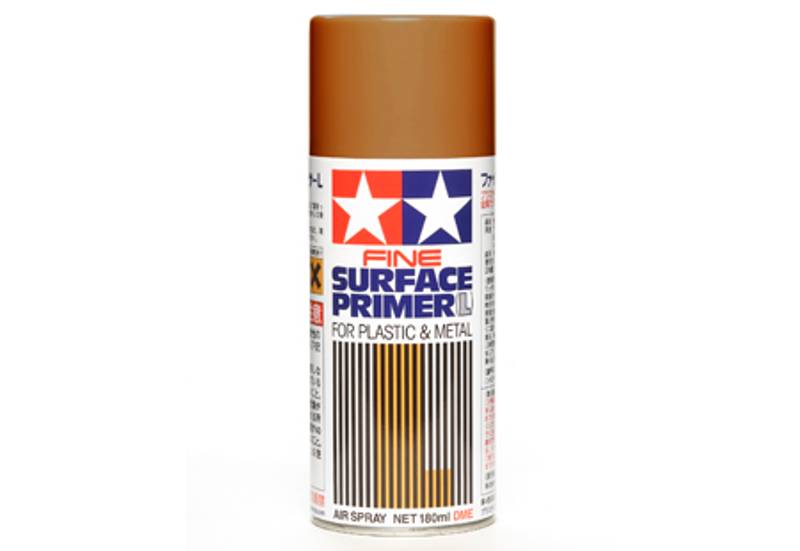 Tamiya 87160 Fine Surface Primer L Plastic & Metal (Oxide Red)