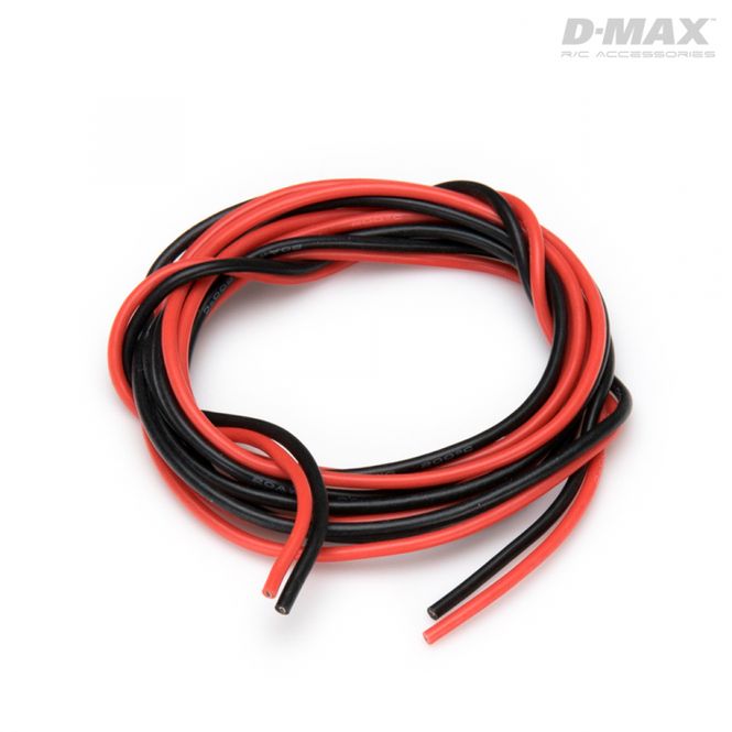 Hovedbilde Dynomax 9233 Wire Red & Black 18AWG D1.1/2.4mm x 1m