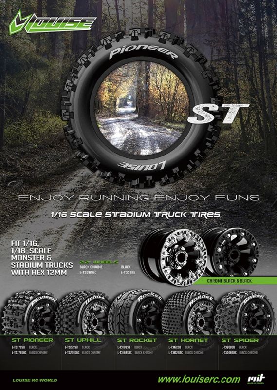 Louise 3200SB Tire & Wheel ST-SPIDER 2,2