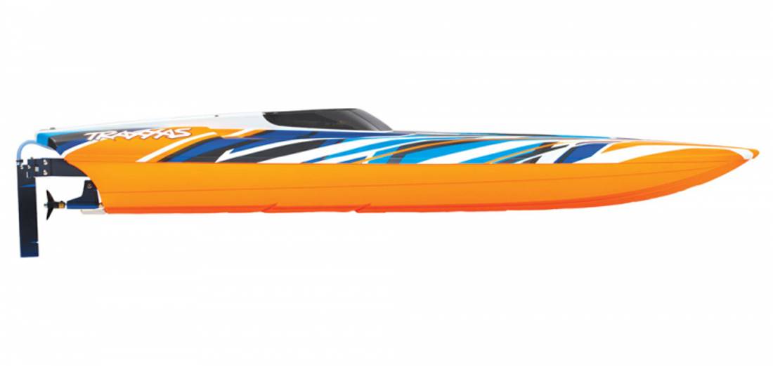 Traxxas 57046-4ORANGEX DCB M41 Widebody Catamaran TSM Brushless 