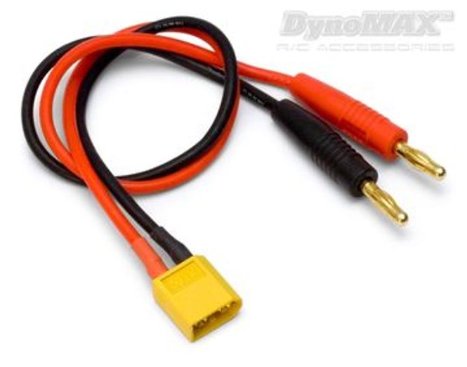 Hovedbilde DynoMAX 9690 Charge Lead XT60 with 4mm banana ...