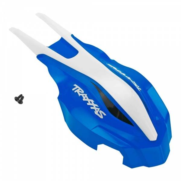 Traxxas 7912 Canopy Front Blue/White Aton