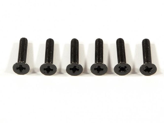 Hovedbilde HPI Z529 FLAT HEAD SCREW M3x15mm (6pcs)