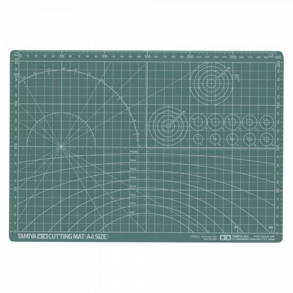 Tamiya 74118 Cutting Mat A4 Size Green