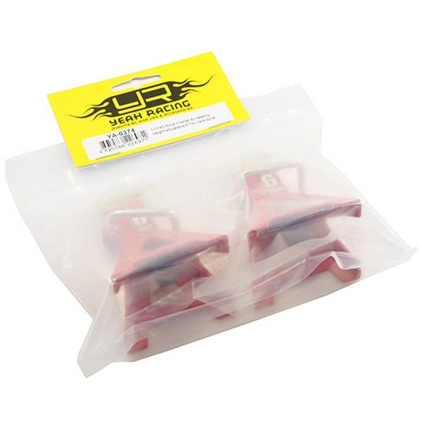 Yeah Racing YA-0374RD Height Adjustable Jack 2pcs Red