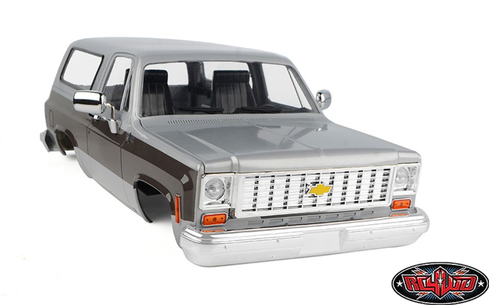 RC4WD B0273 RC4WD Chevrolet Blazer Hard Body Complete Set (Silver/Warm Grey)