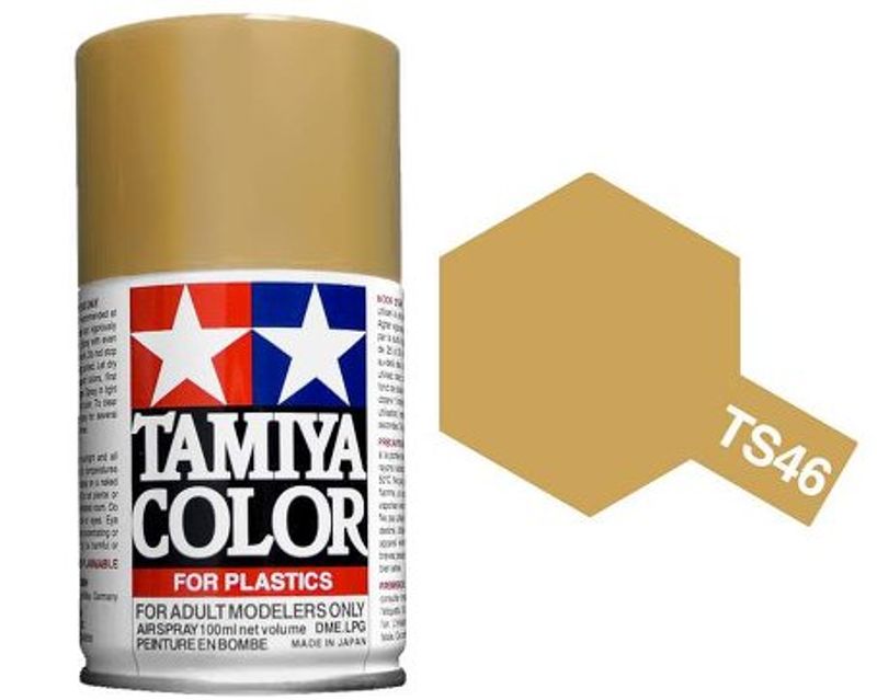 Tamiya 85046 Spray Lacquer TS-46 Light Sand 3 oz