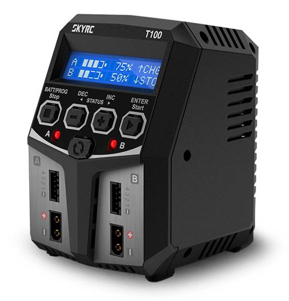 SkyRC T100 Charger 240VAC 0.1-5A 2x50W