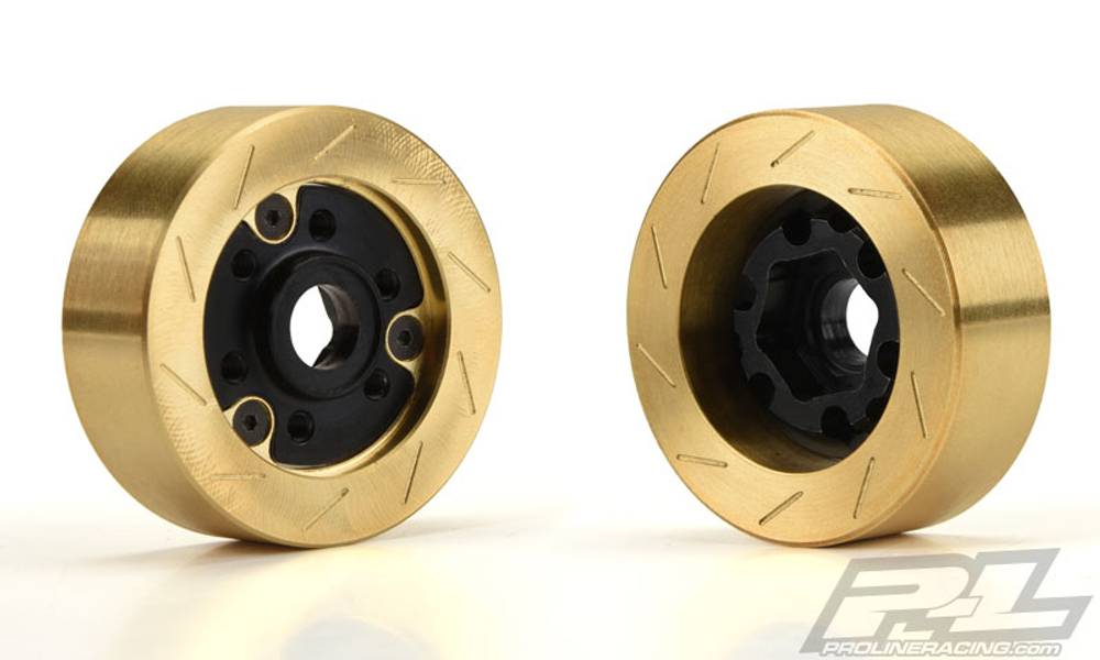 Pro-line 629201 Brass Brake Rotor Weights (2) for 6 Lug 12mm Hex