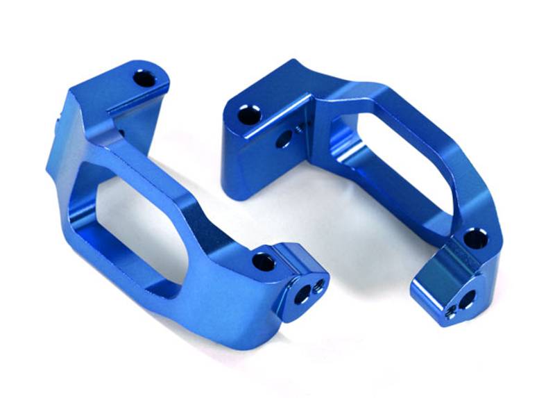 Traxxas 8932X Caster Blocks Alu Blue (Pair) Maxx