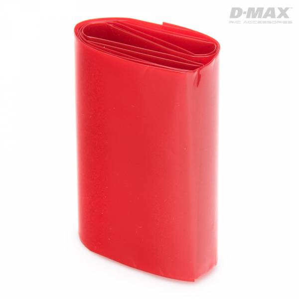 DynoMAX B9224 Heat Shrink Tube Red Transparent D54/W85mm x 1m