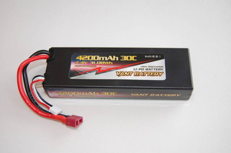 Vant Hard Case 7.4V 4200mAh 30C Deans XH