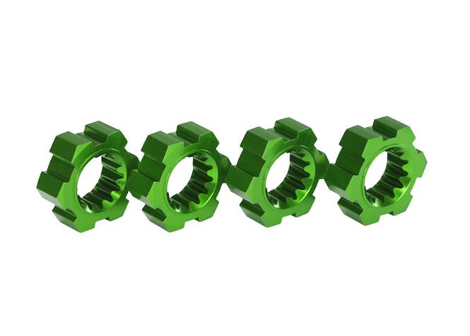 Hovedbilde Traxxas 7756G Wheel Hubs Hex Alu Green (4)