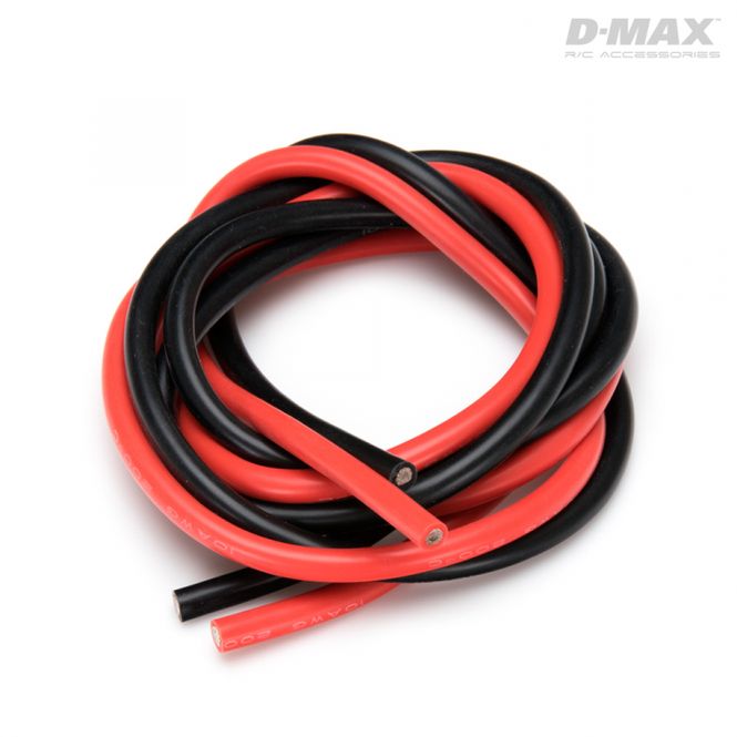Hovedbilde DynoMax B9237 Wire Red & Black 10AWG D3.5/5.7mm x 1m