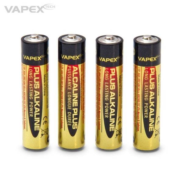 Vapex Plus Alkaline batteries AAA 4