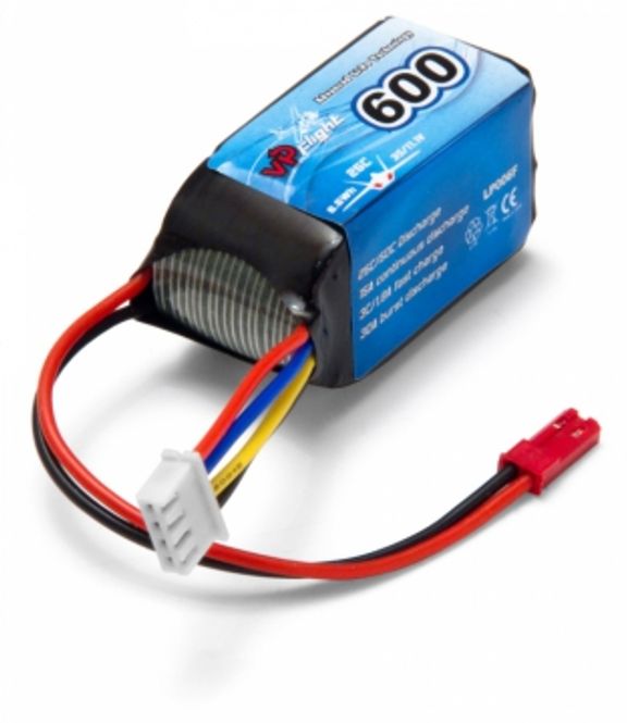 Hovedbilde Vapex Li-Po Battery 3S 11,1V 600mAh 20C JST-RCY (BEC