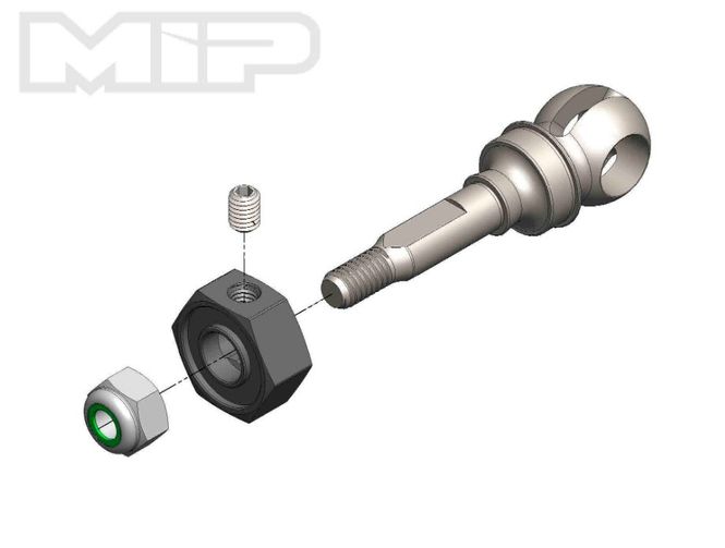 Hovedbilde MIP 18151 X-Duty , CVD Axle, 11mm Offset w/ 10mm x ...