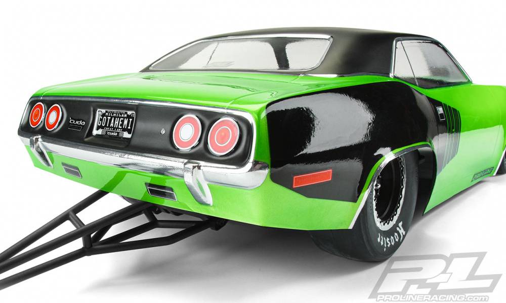 Pro-Line 355000 1972 Plymouth Barracuda Clear Body for Slash 2wd