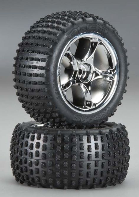 Hovedbilde Traxxas 2470R Tires/Wheels Assembled
