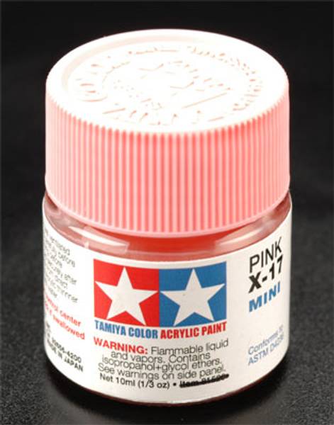 Tamiya 81517 Acrylic Mini X-17 Pink 1/3 oz