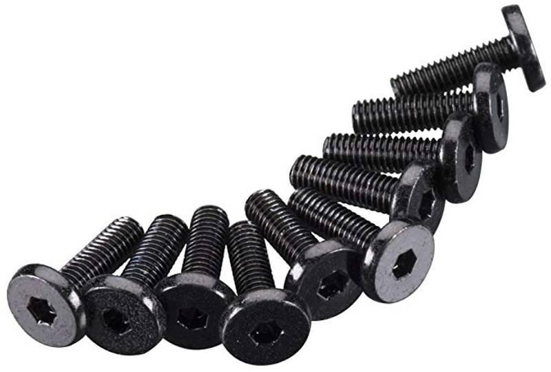 Axial AXA0109 M3x10mm oversized flat hex socket screw (black) (1