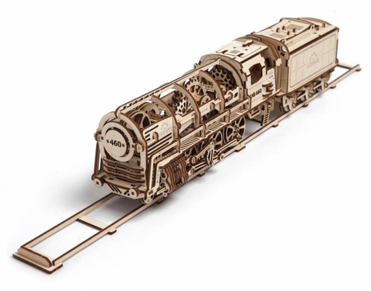 Ugears 70012 Steam Locomotiv U-460 with Tender