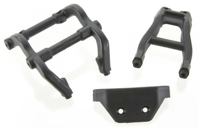 Traxxas 6777 Rear Wheelie Bar Mounts/Skidplate Stampede 4X4