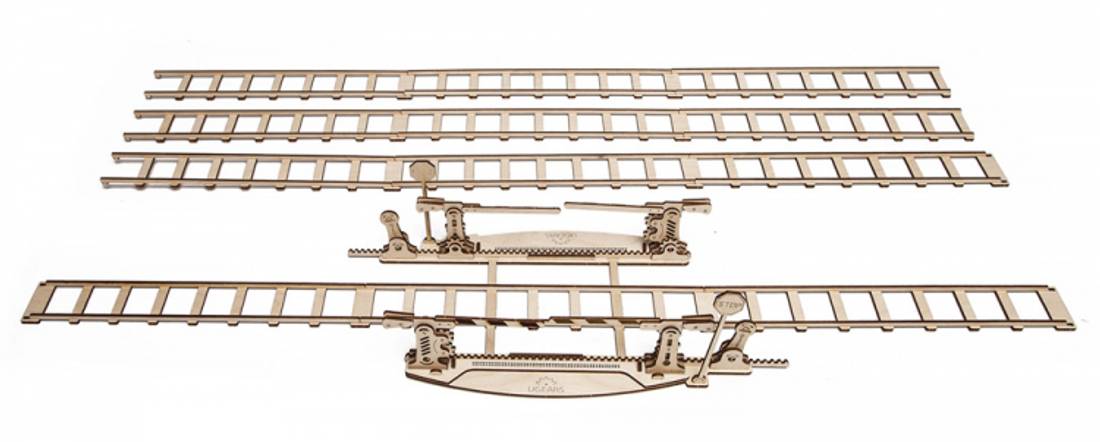 Ugears 70014 Set of Rails with Crossings