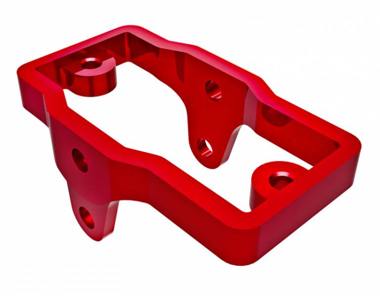 Traxxas 9739-RED Servo Mount Alu Red TRX-4M