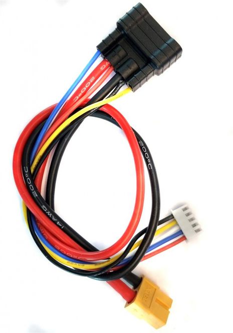 Hovedbilde Bronto Ladekabel - XT60 til Traxxas ID 4S
