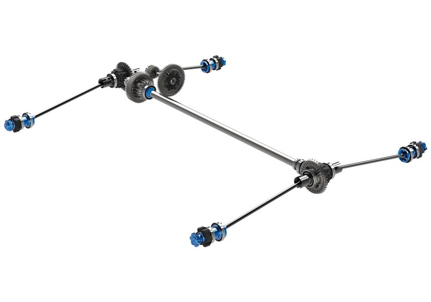 Traxxas 77096-4  X-Maxx 8S Belted 4WD Brushless TQi TSM BLUE