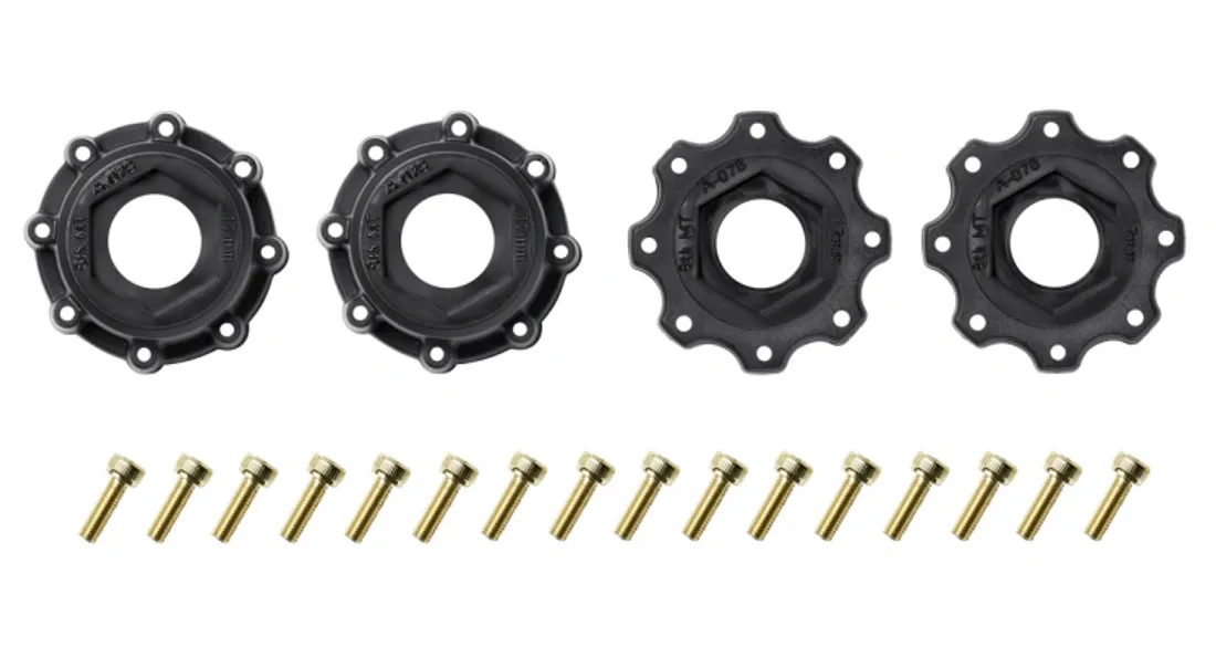 LOUISERC 3220X Tires & Wheels MT-CYCLONE 3,8" Sport (Removable 17mm Hex 0" & 1/2" Offset) (2)