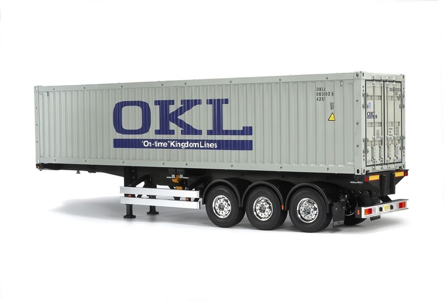 Tamiya 56377 1/14 Container 3-Axel Trailer Kit