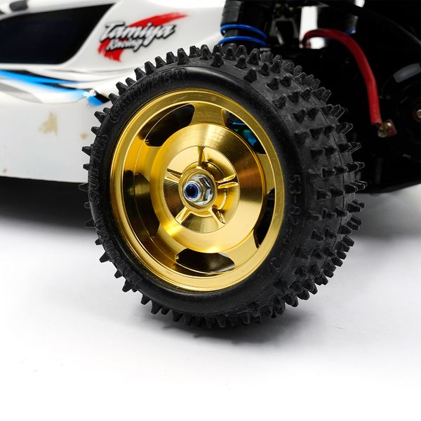 Yeah Racing 0182GD Aluminum CNC Rim Set (2WD) For Tamiya DT-02 DT-03 Super Astute Sand Rover 2011