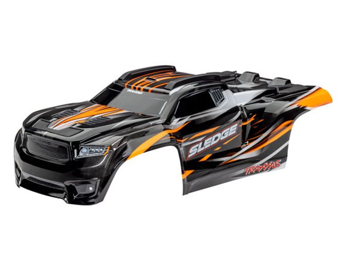 Hovedbilde Traxxas 9511T  Body Sledge Orange Complete w/ Supports ...