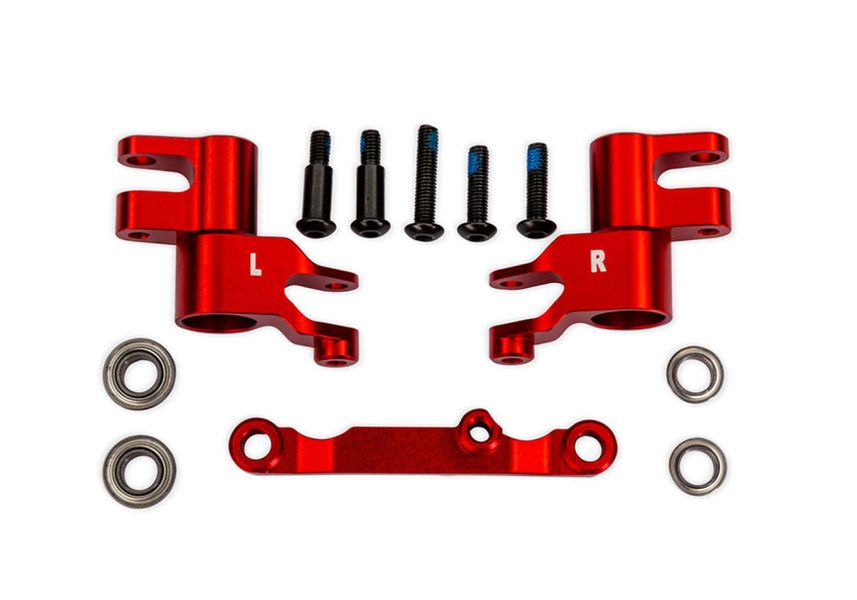 Traxxas 10743 Red Aluminum Bellcrank Assembly with Drag Link