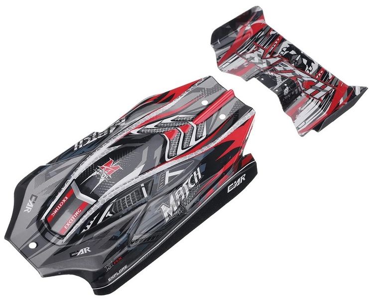 WLToys 124010.2816 Bodyshell & Wing Black/Red