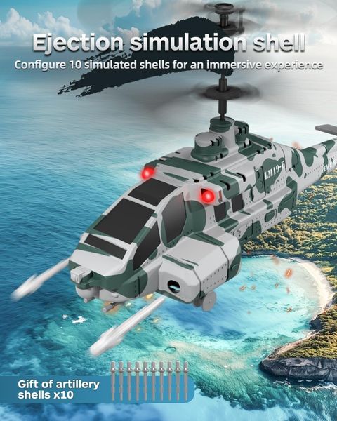 LMRC LM19-F Apache Helikopter - Komplett