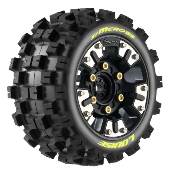 Louise 3390SM Tires & Wheels ST-MCROSS Mini Maxx/ XRT (0 & 1/2 Offset Hex) (2)