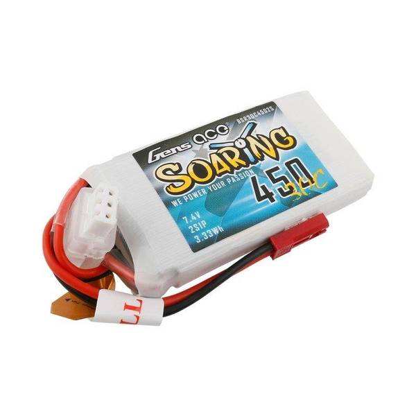 Gens Ace Soaring 2s 450mAh 30C  JST