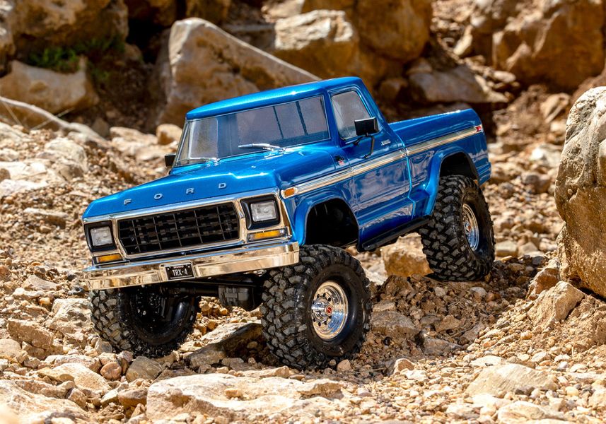 Traxxas 92144-4-BLK TRX-4 Crawler Ford F150 &acute;79 RTR Blue