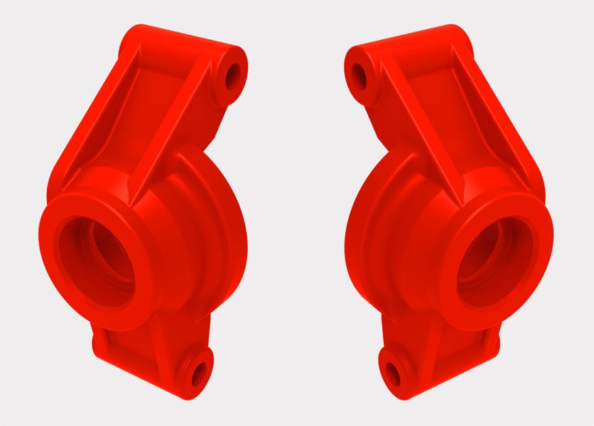 Traxxas 10752 Red Stub Axle Carriers (L&R)