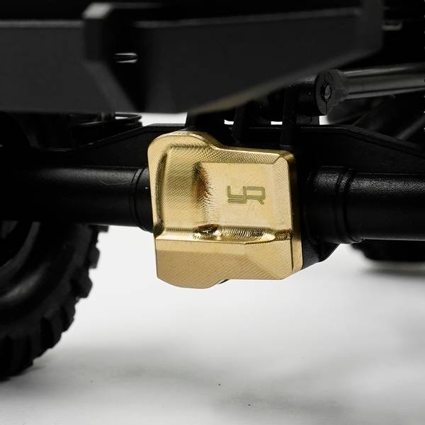 Yeah Racing TR4M-001GD BRASS FRONT / REAR DIFF COVER 13G