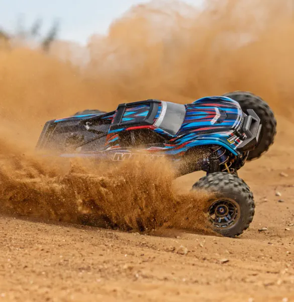 Traxxas 89087-4 MAXX Ultimate VXL-4s 4WD 1/10 RTR TQi TSM Blue