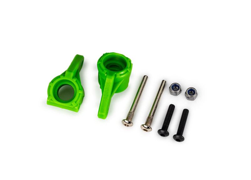 Traxxas 9137-GRN Steering Blocks EHD Green (Pair) (for Upgrade K