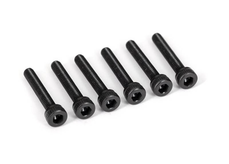 Traxxas 2583X Screws M3x18 Cap-head Hex Socket (6)