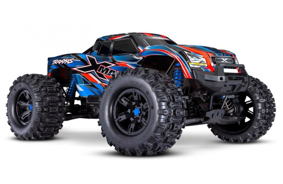 Traxxas 77096-4  X-Maxx 8S Belted 4WD Brushless TQi TSM BLUE
