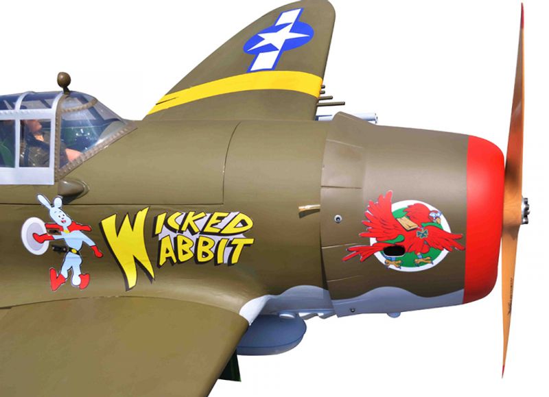 SEAGULL P-47 THUNDERBOLT RAZORBACK W/RETRACT 30CC  SEA-306